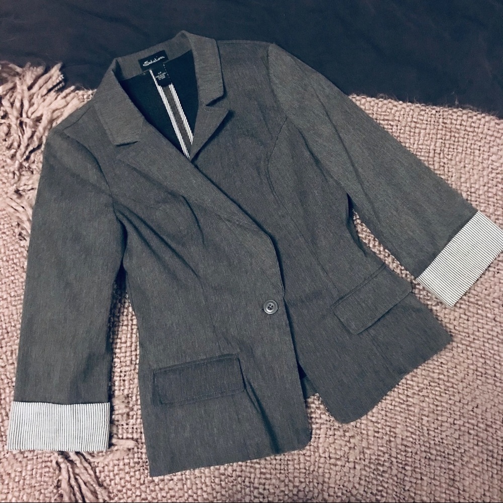 Grey Blazer Size S NEW